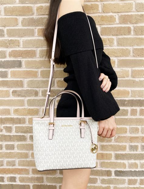 michael kors jet set small logo tote|jet set small Michael Kors.